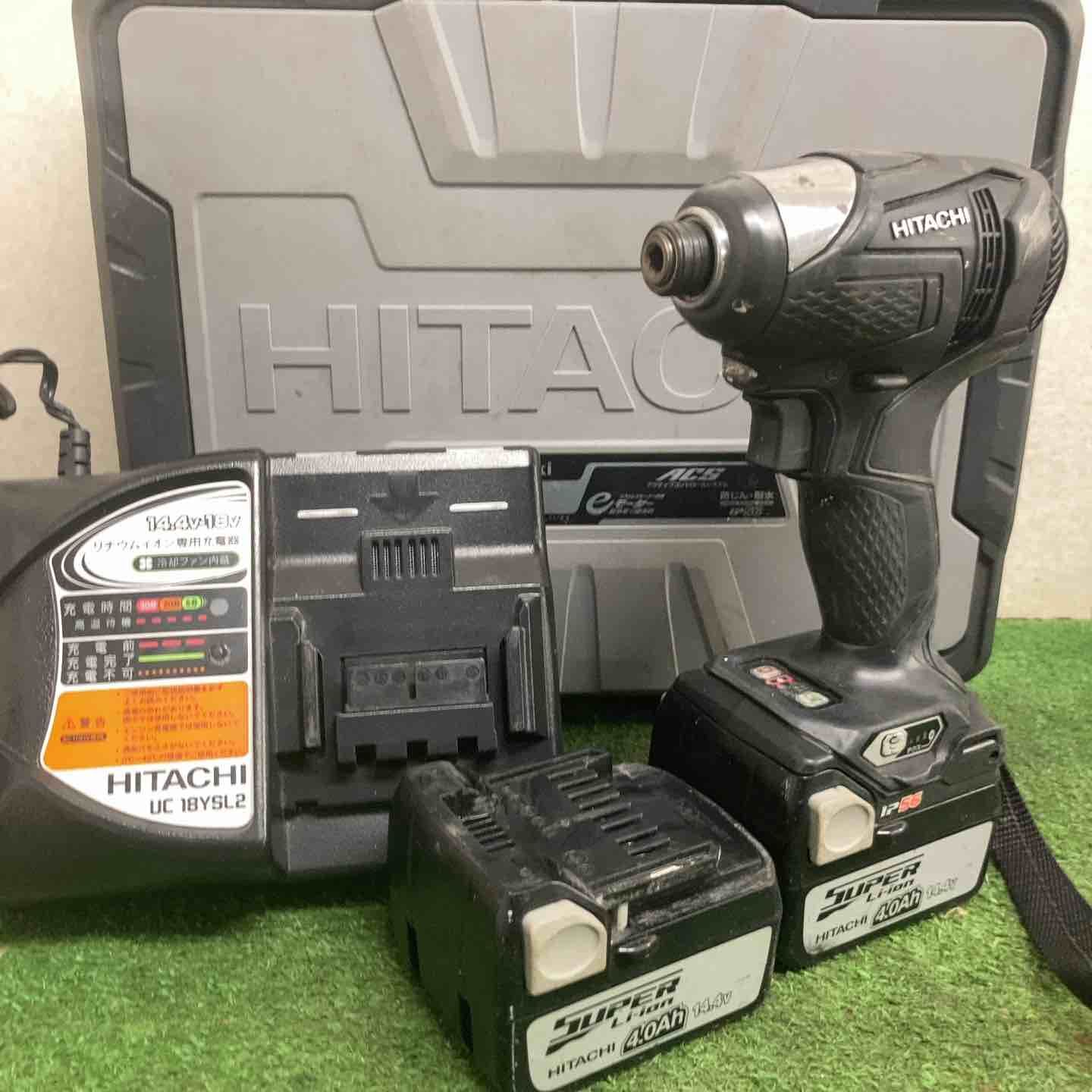 日立工機 インパクトドライバー ストロングブラック WH14DDL2 2LYPK B 町田店