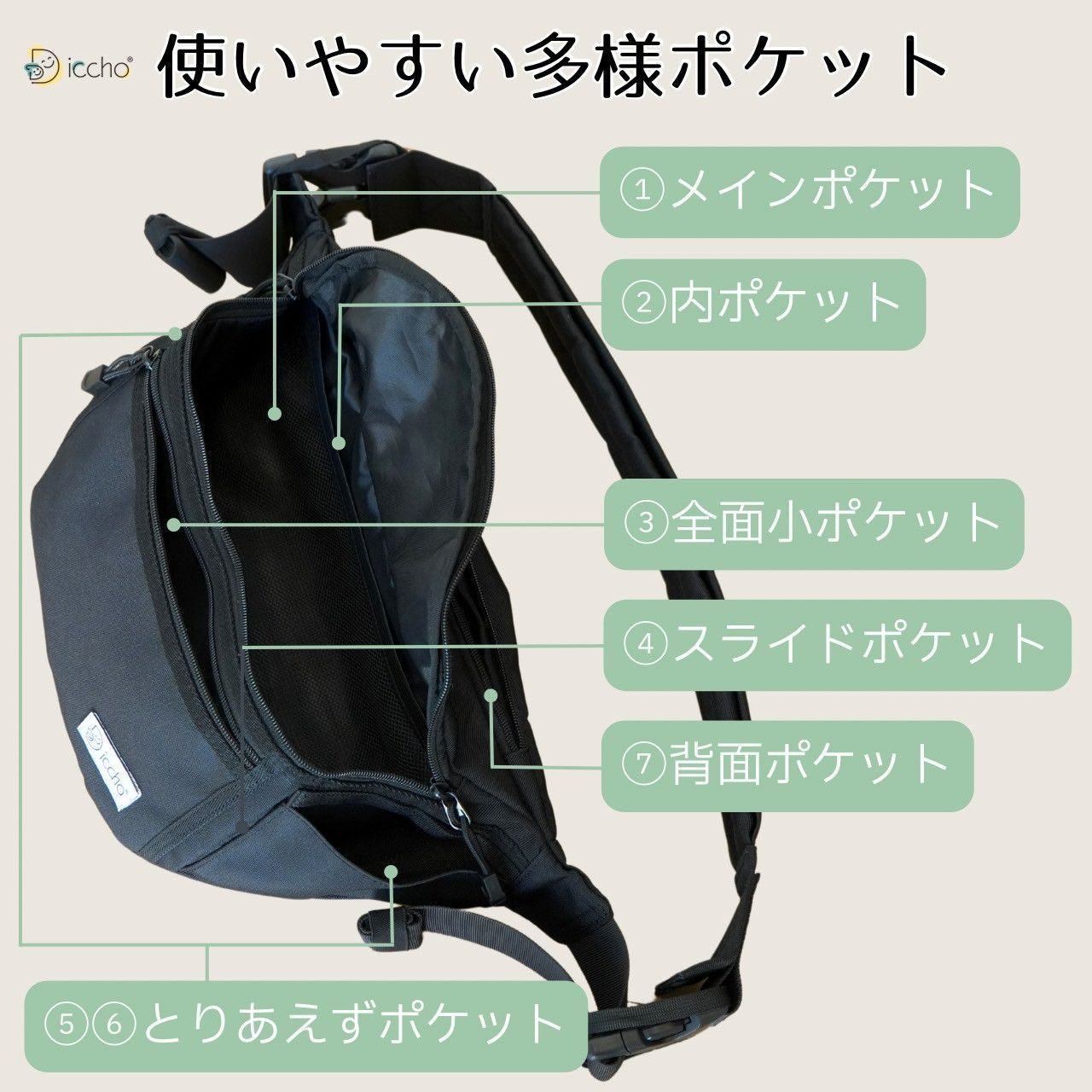 ダッコバッグ 補助
