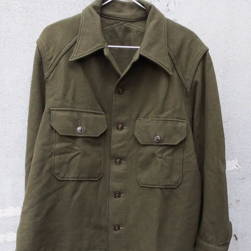 米軍実物 ウールシャツ