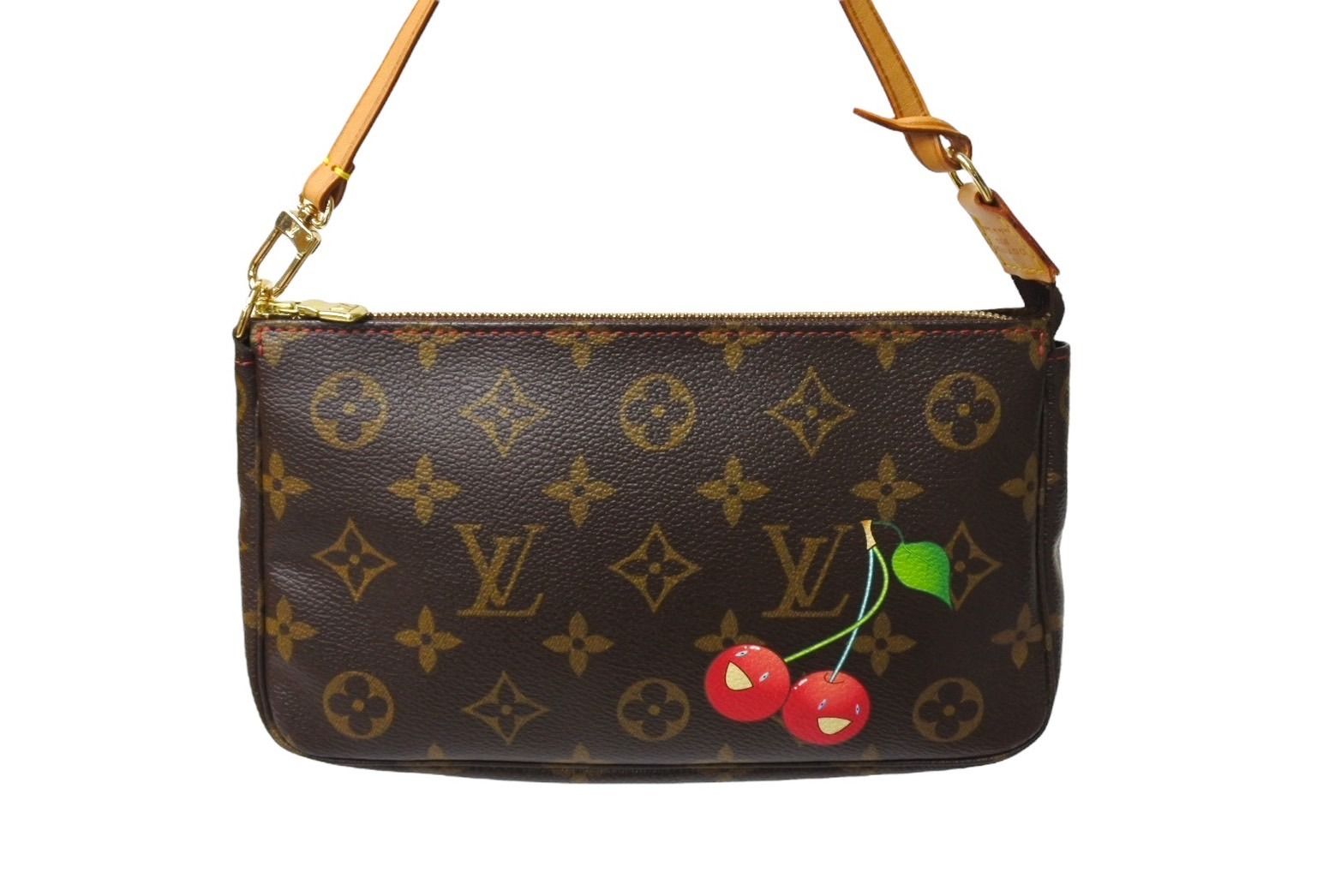 極美品 LOUIS VUITTON ルイヴィトン 村上隆 モノグラム チェリー 
