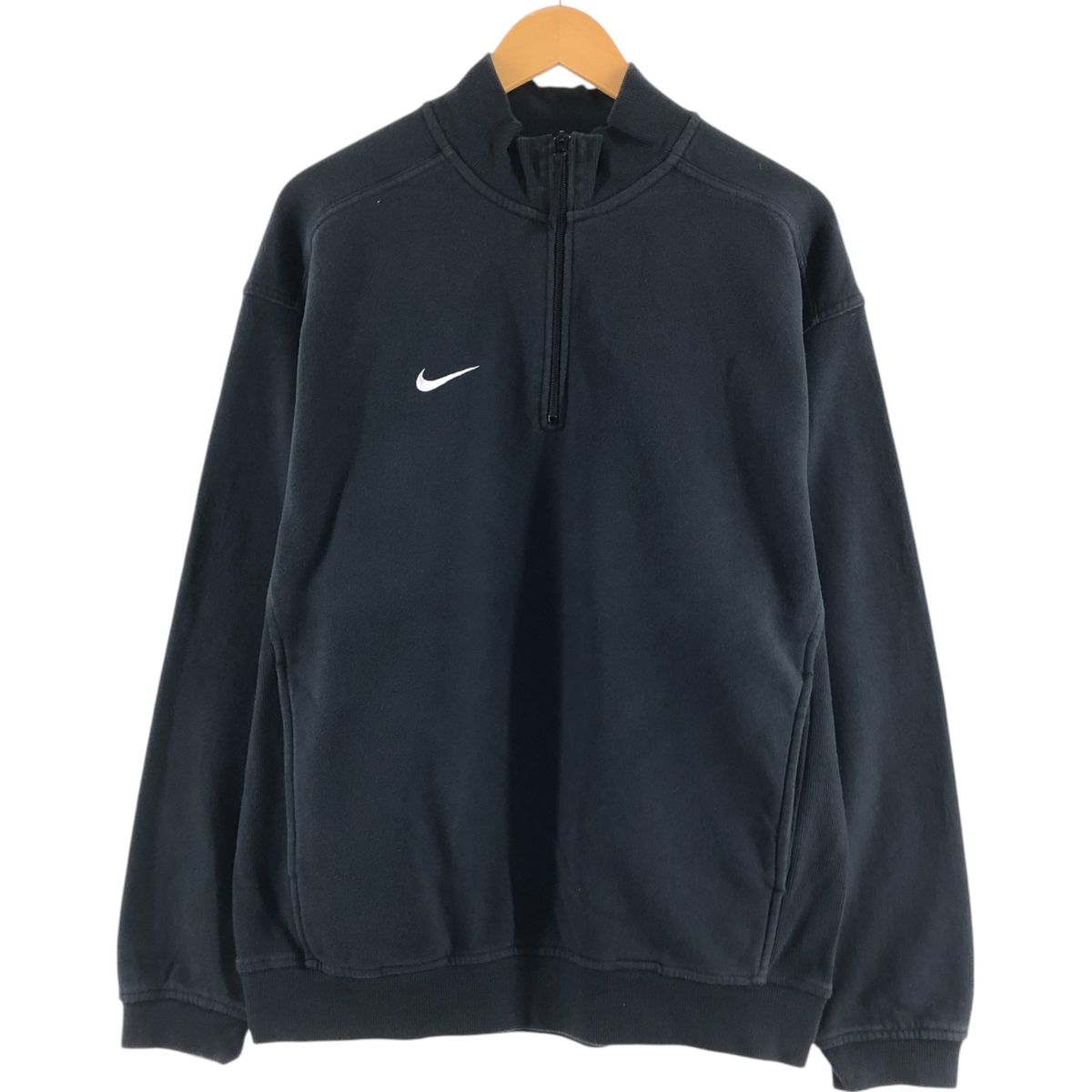 古着 ナイキ NIKE ハーフジップスウェットシャツ トレーナー メンズM相当/eaa489457
