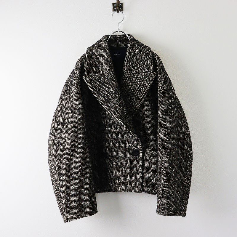 FRAMeWORK TWEEDショートコート　38 黒 FRAMeWORK（フレームワーク）の「TWEEDショートコート（その他