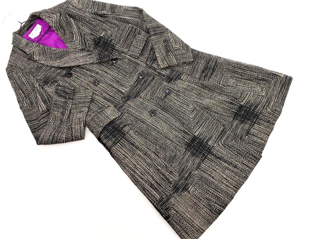 SCAPA スキャパ ツイード ダブル チェスター コート size38