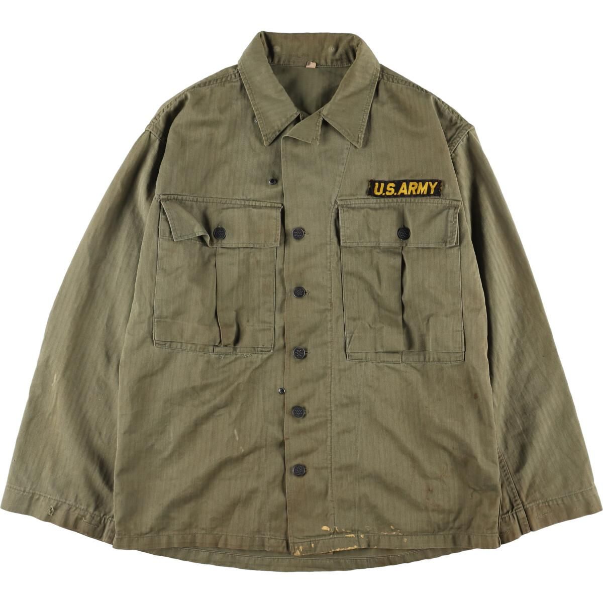 古着 40年代 米軍実品 U.S.ARMY M-43 13スターボタン ミリタリー HBT 