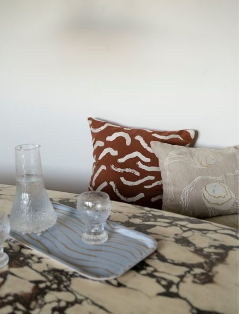 FINE LITTLE DAY STIM EMBROIDERED CUSHION COVER no.1677 クッションカバー ファインリトルデイ 北欧デザイン 刺繍 インテリア 北欧 おしゃれ おすすめ かっこいい お洒落 オシャレ 母の日 引