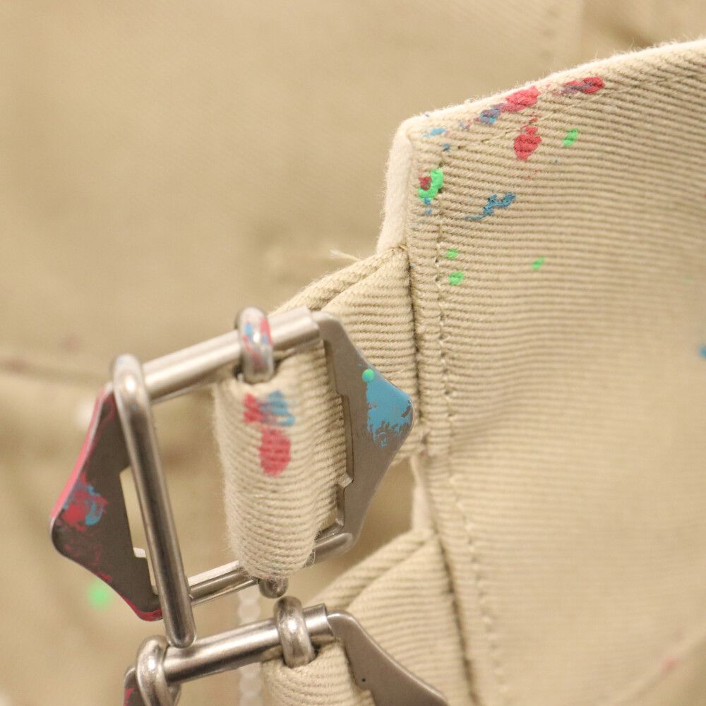 NEAT ニート ベルトレス ペイント ギザモールスキン パンツ 美品 NEAT | GIZA MOLESKIN TAPERD / KAHKI ギザコットンモールスキン