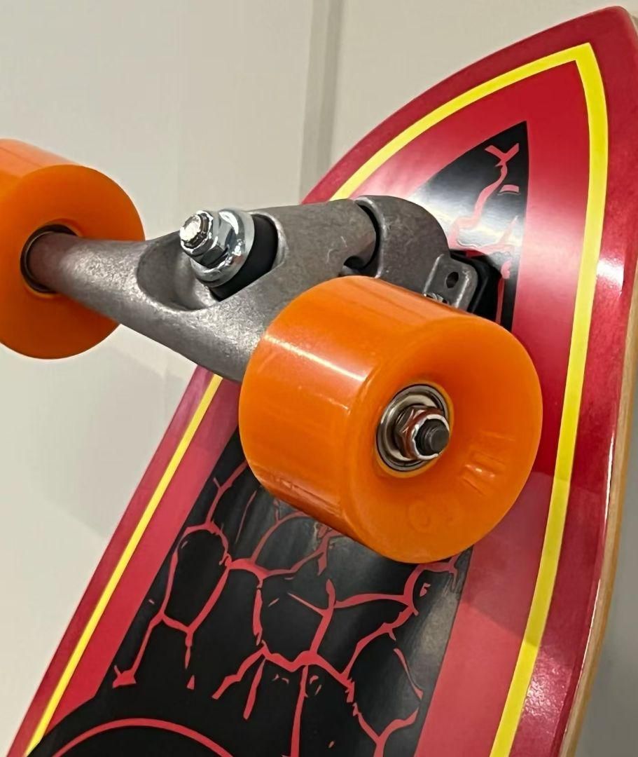 SANTACRUZxCARVER FLAME DOT SHARK 31.5in
