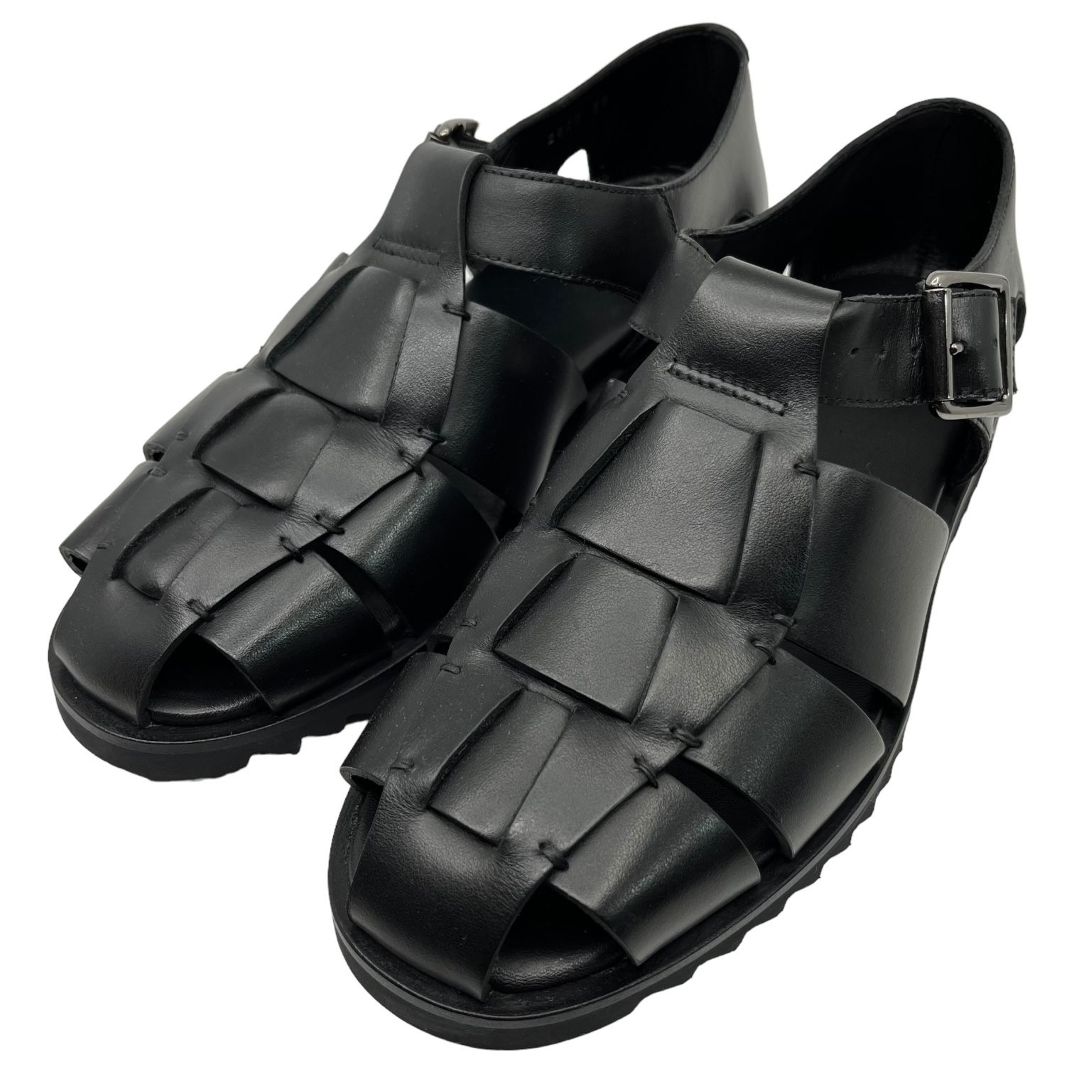 PARABOOT/パラブーツ PACIFIC/グルカサンダル 39 ブラック Paraboot/パラブーツ】 PACIFIC グルカサンダル（サンダル
