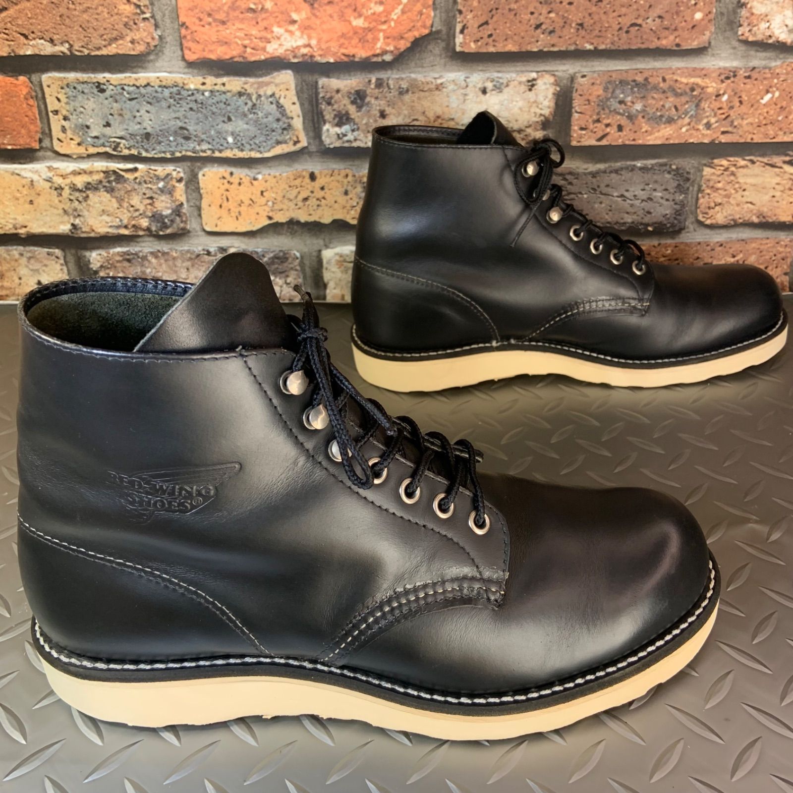 レッドウィング 8165 ブラッククローム US8.5D RED WING 8165 Classic Work 6
