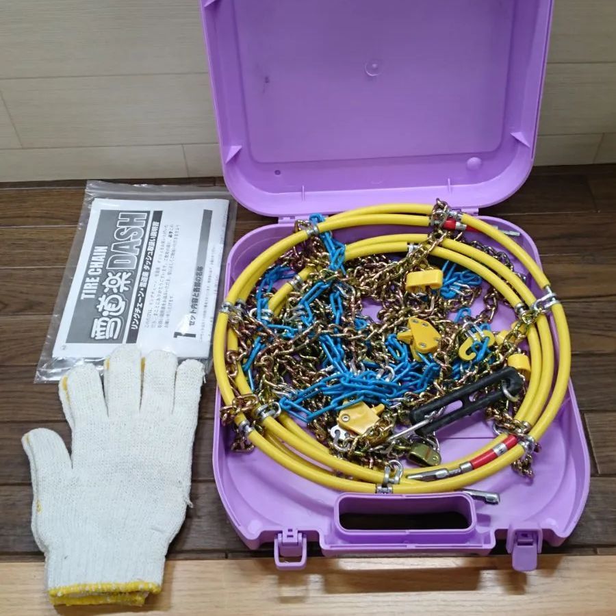 新品未使用品　雪楽DASH MA-07 滑り止めチェーン 2025年最新Yahoo!オークション -雪道楽dash(金属チェーン)の中古品