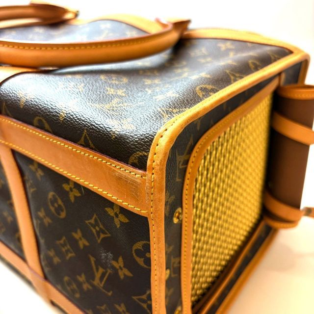 中古 ルイヴィトン M42021 モノグラム サックシヤン50 ペットバッグ