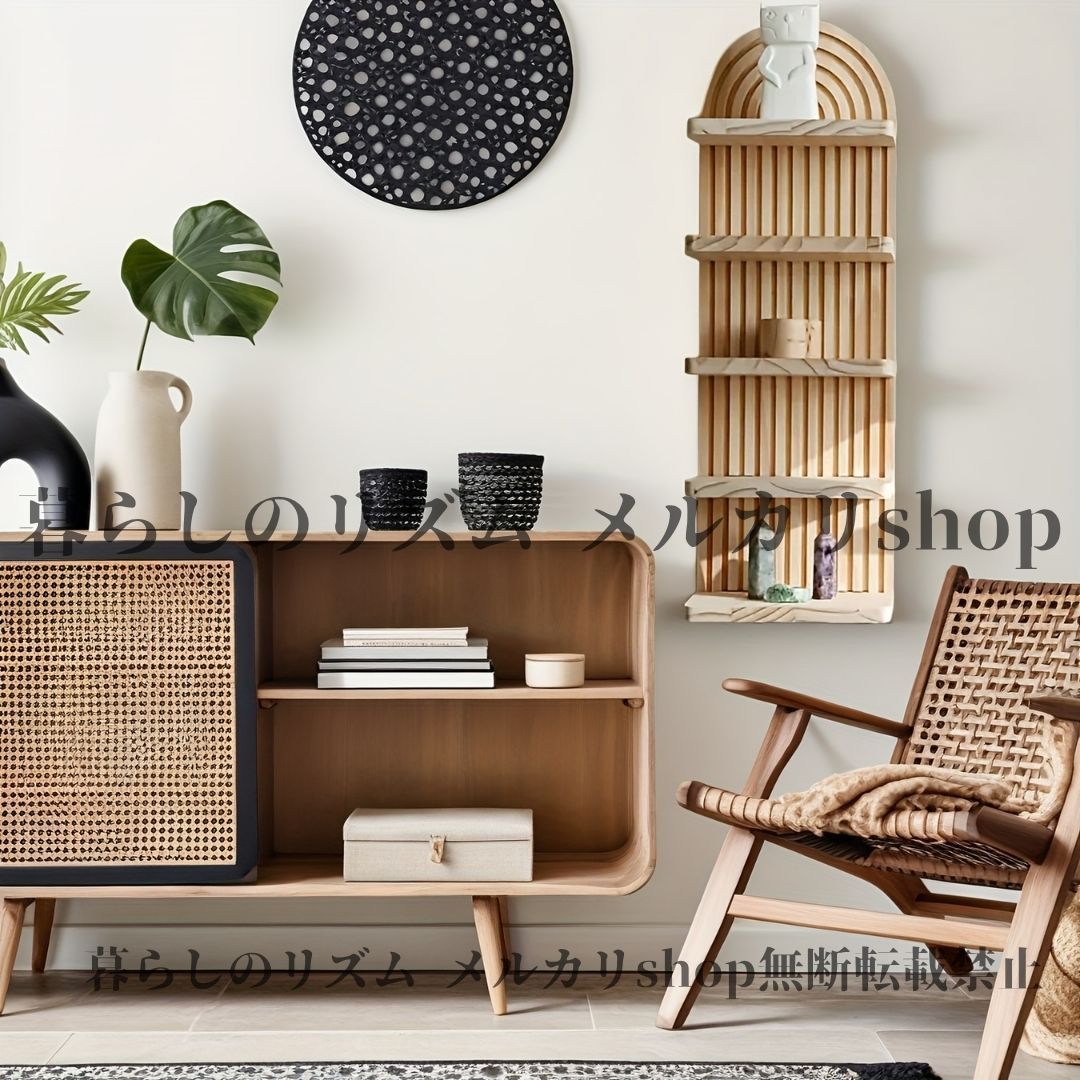 本用 省スペース装飾棚