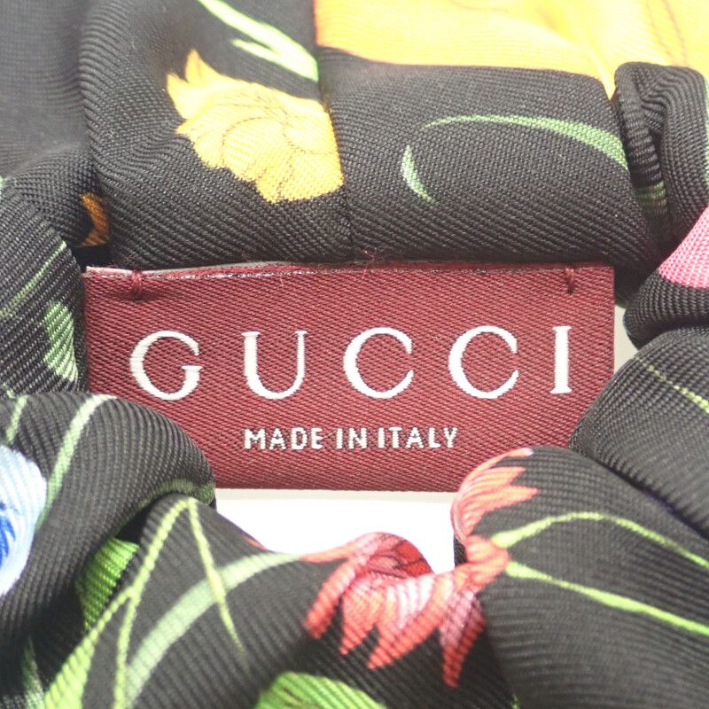 gucci シルク　スカーフ　イタリア製　グッチ　花柄　木の実　ITALY gucci シルク スカーフ イタリア製 グッチ 花柄 木の実 ITALY 楽天市場
