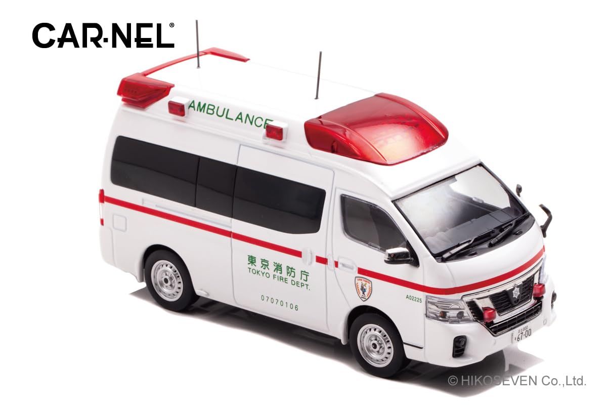 CARNEL 2020 東京消防庁高規格救急車 新品 CARNEL 1/43 日産 パラメディック 2020 東京消防庁高規格