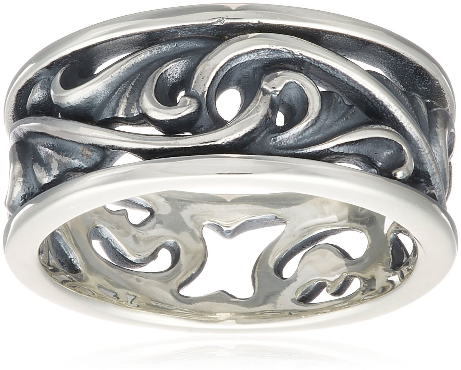数量 ブラック FSR913-B アラベスクモチーフシルバーリング STYLE 日本サイズ15号 フリースタイル