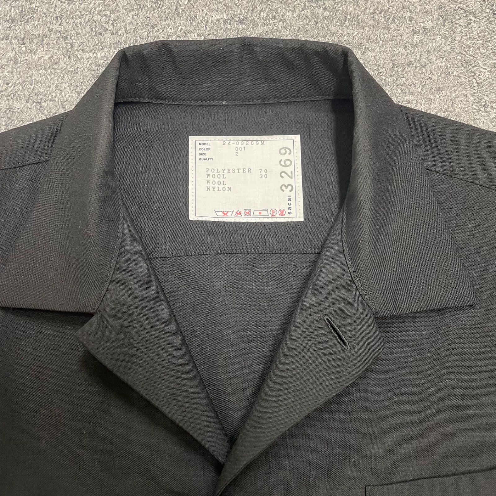 Sacai 23SS サカイ カットソー 切替トップス 半袖シャツ Sacai 23SS サカイ カットソー 切替トップス 半袖シャツ - メルカリ