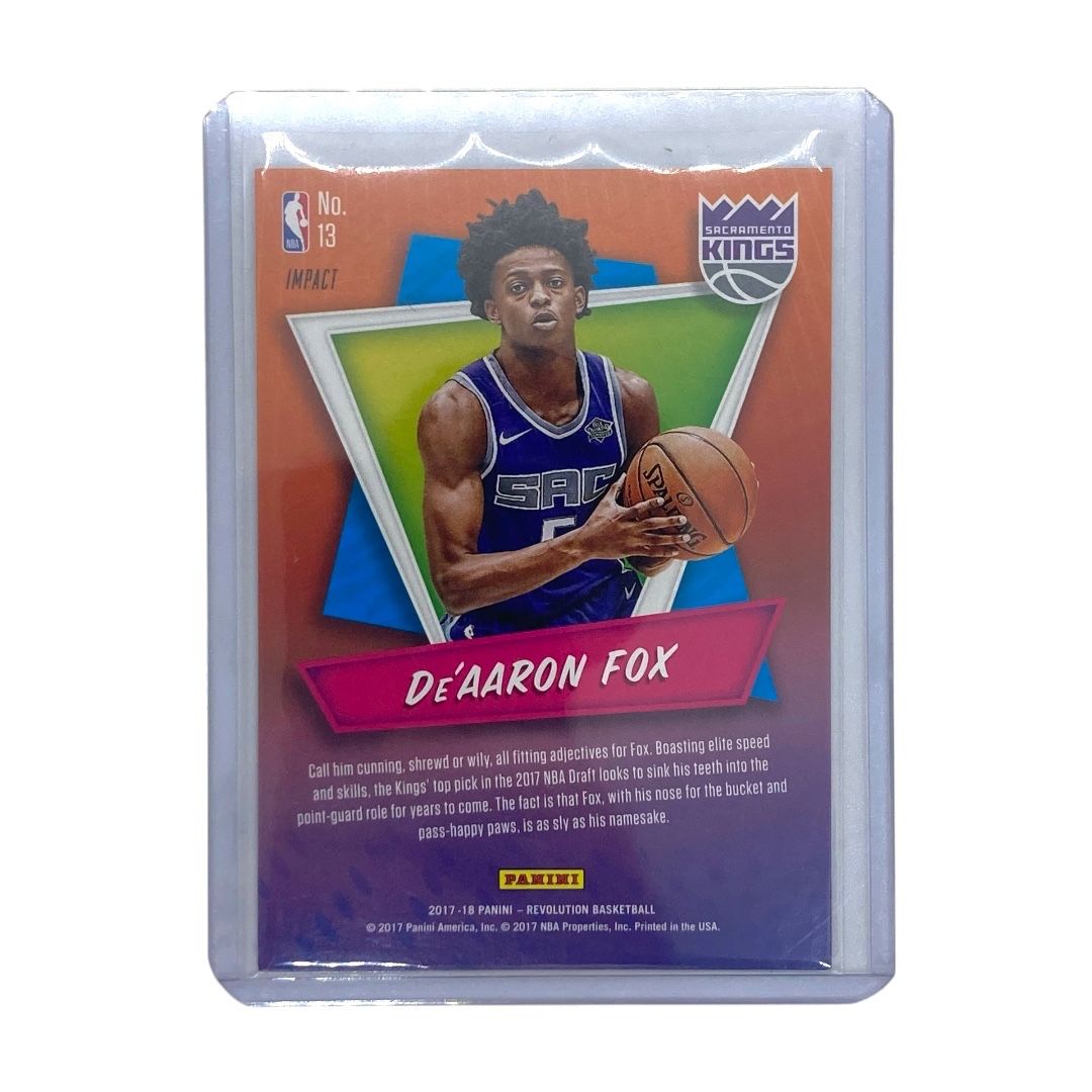 PANINI NBAカード REVOLUTION DE'AARON FOX KINGS #13 送料無料 中古