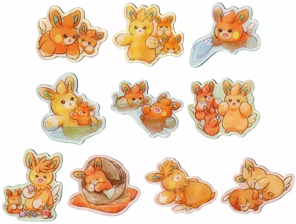 中古】雑貨 全10種セット 「ポケットモンスター マグネット