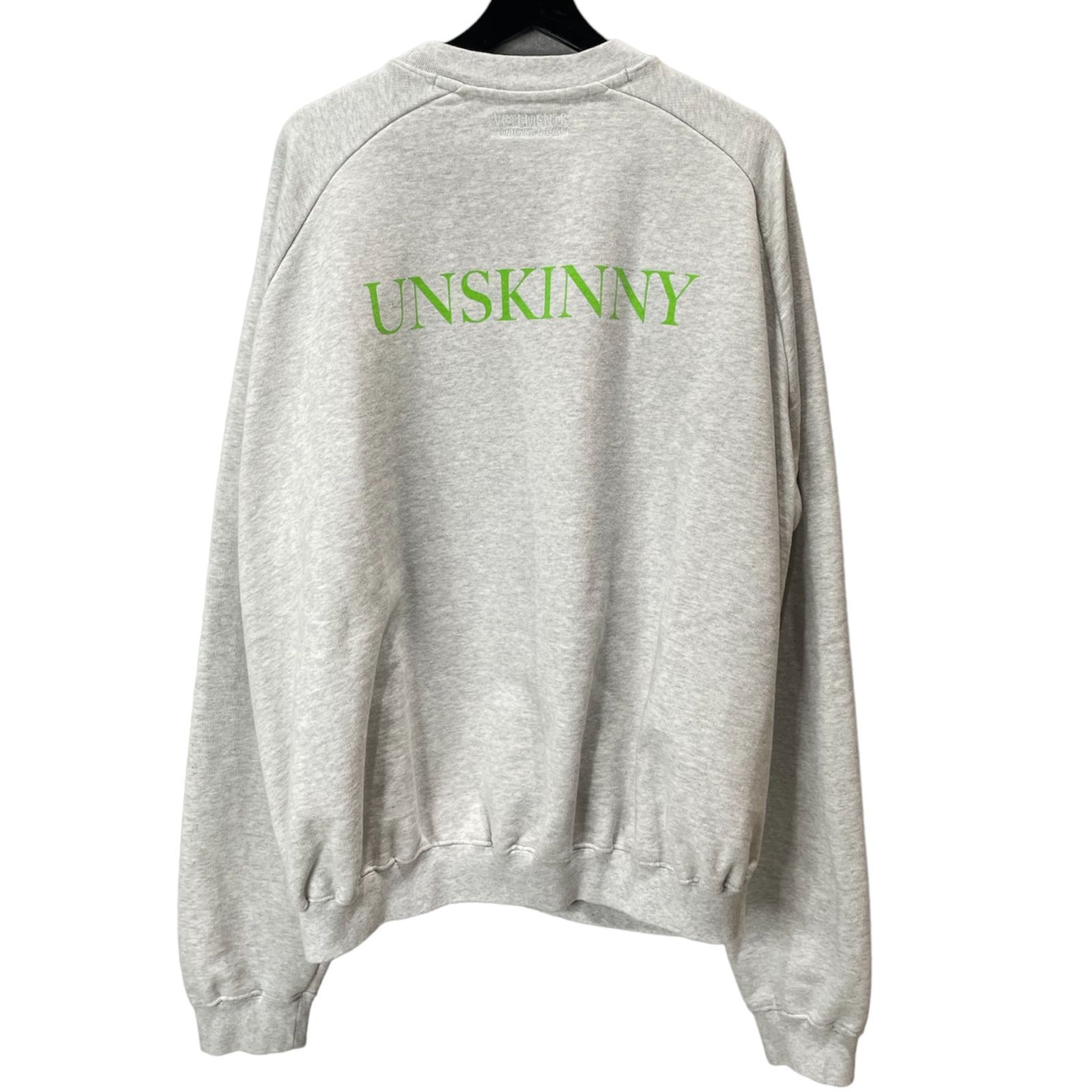 vetements unskinny black ヴェトモン スウェット