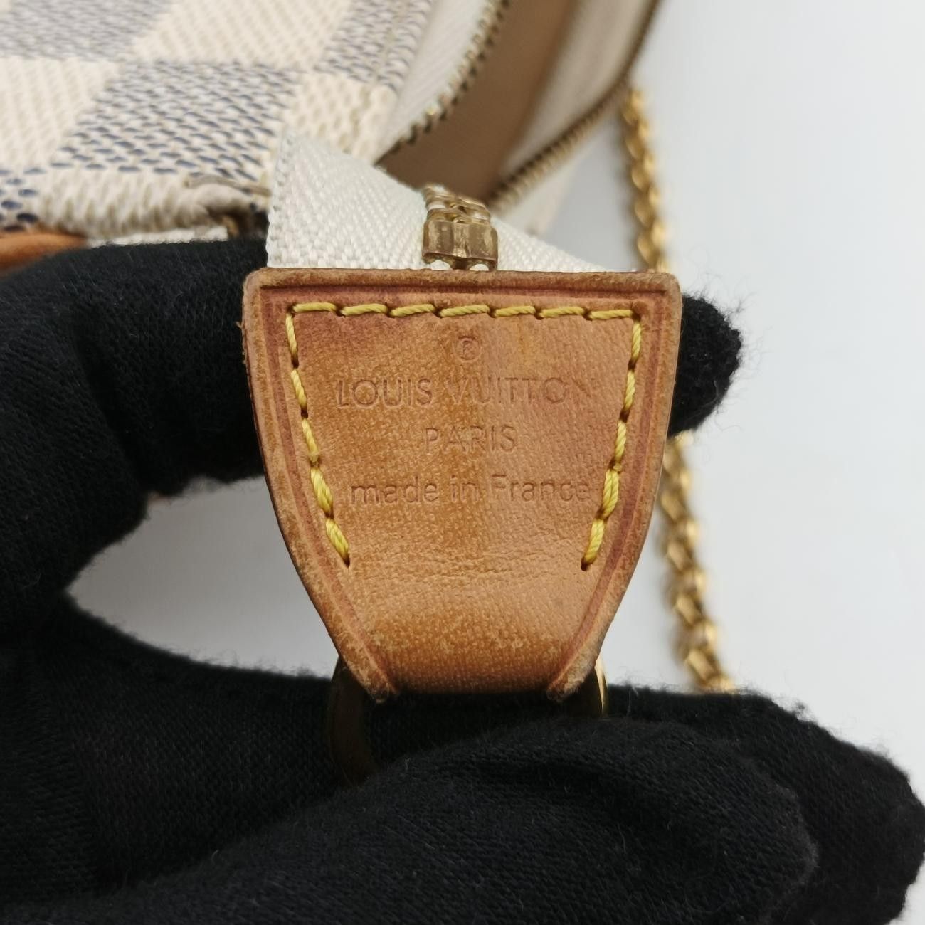 ルイヴィトン ダミエ・アズール エヴァ アクセサリーポーチ ショルダー