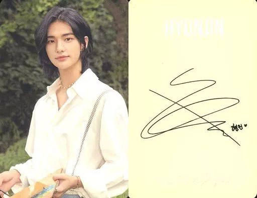 中古】コレクションカード(男性) Stray Kids/Hyunjin(ヒョンジン)/裏面