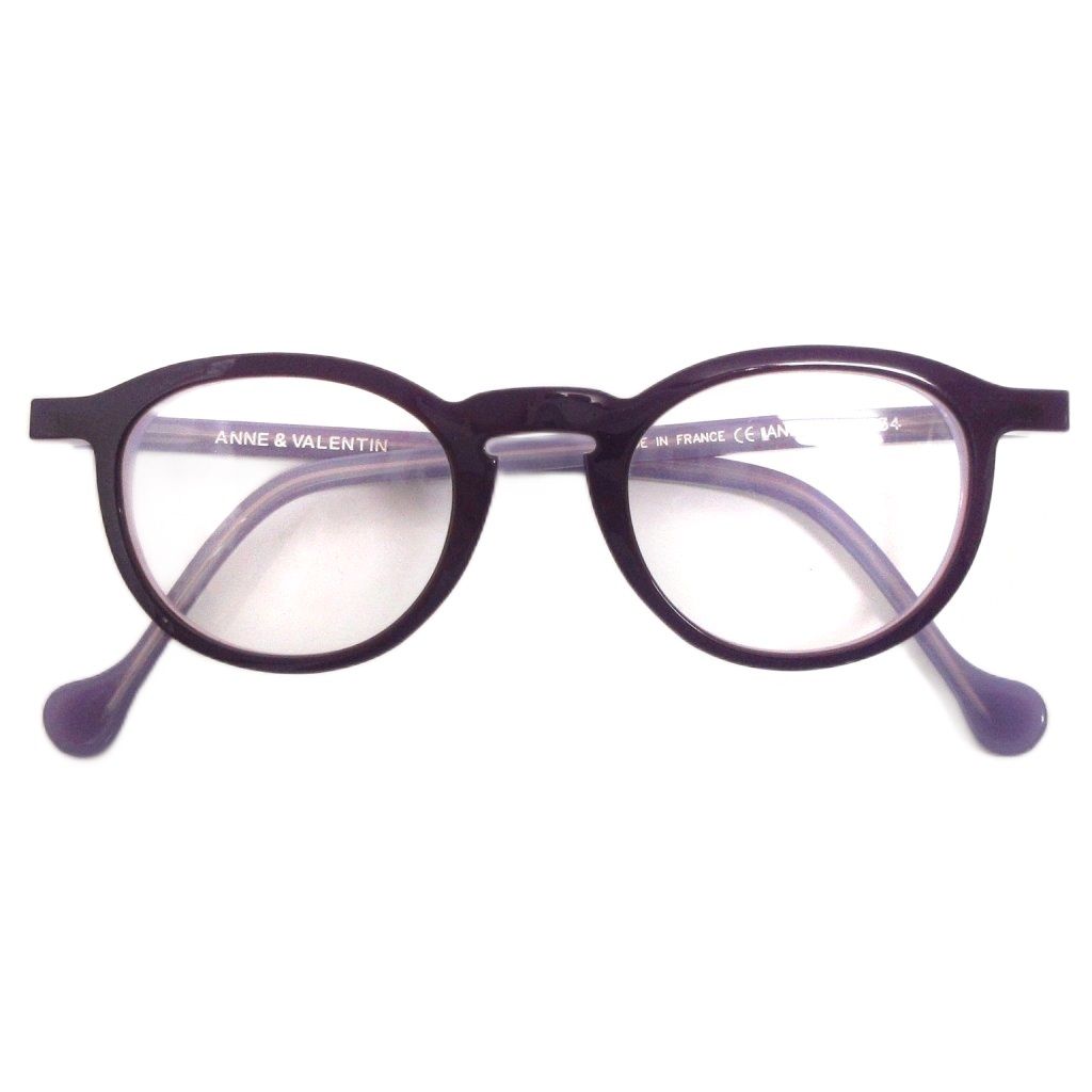 アンバレンタイン ANNE＆VALENTIN アネット ANNETTE メガネフレーム 眼鏡 パープル 1634