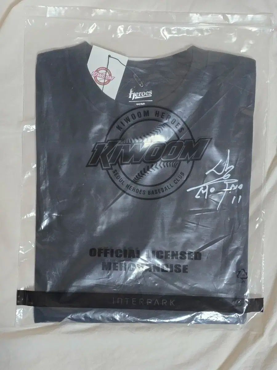 KIAタイガース(キア・タイガース) チョ・サンウ KIWOOM キウム プレイヤー Tシャツ 未開封 営業 ( 95M サイズ)