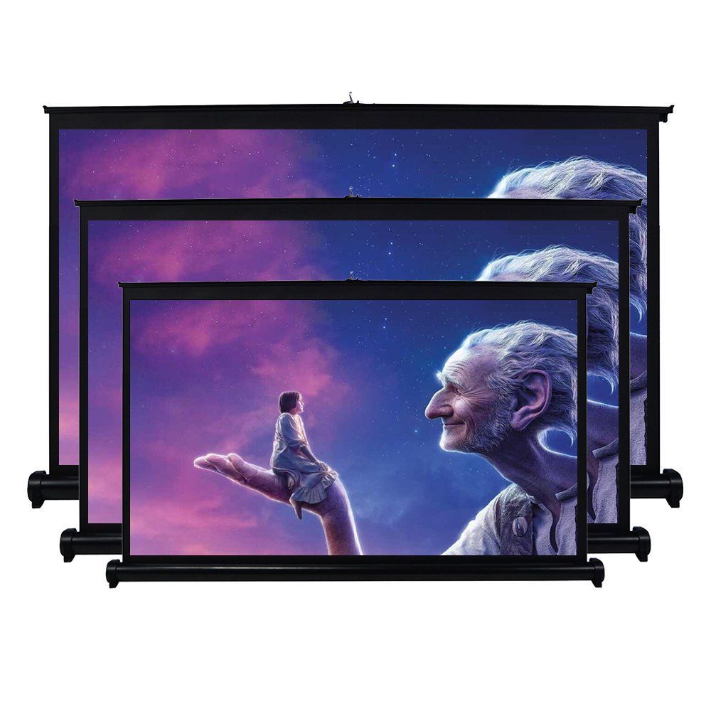 UNIC ポータブル プロジェクター スクリーン 自立式 床置き 型 吊り下げ ホームシネマ プロジェクタ 用 ( 50 インチ － 16:9 ) UNIC ポータブル プロジェクタースクリーン 自立式床置き型 吊り下げ