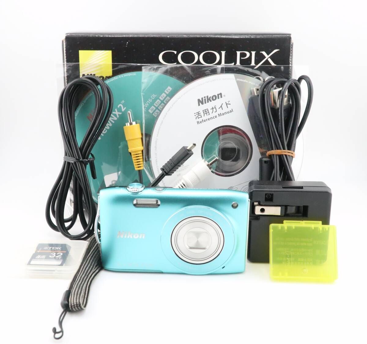 ☆美品☆ニコン NIKON COOLPIX S3300 元箱・充電器・説明書付 ☆美品☆ニコン NIKON COOLPIX S3300 元箱・充電器・説明書付