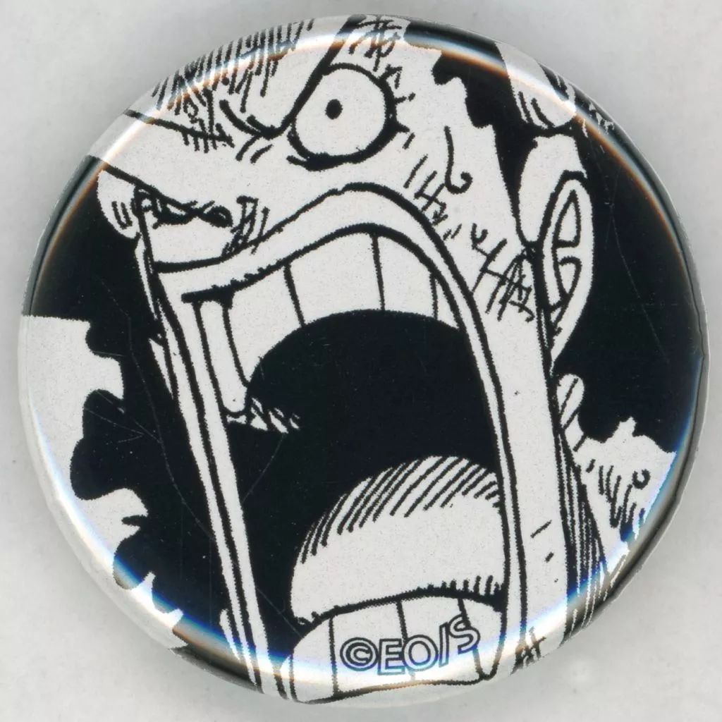 ワンピース　オールフェイス缶バッジ　ウソップ 中古】バッジ・ピンズ ウソップ(顔左側/口開き) 「ONE PIECE 25th ALL