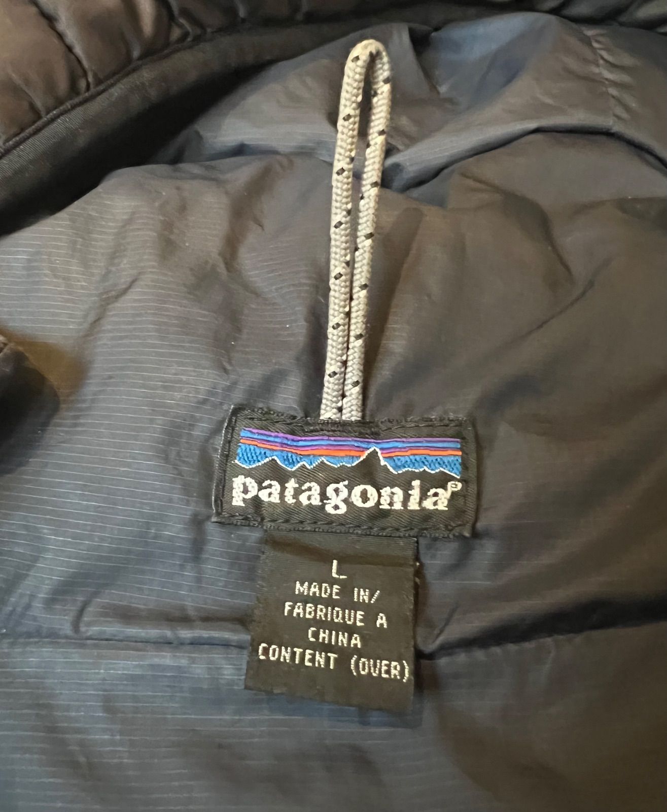 名作/ 極希少】2001年製 Patagonia パタゴニア ブラック×ネイビー ダス
