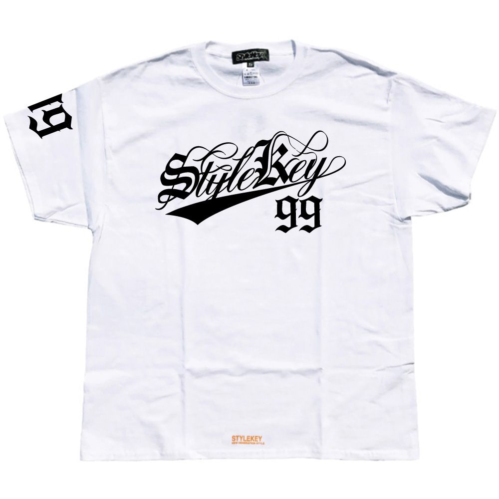 STYLEKEY CLASSIC LABEL スタイルキー クラシック・レーベル 半袖Tシャツ OLD SCRIPT S/S TEE(SK99CL-SS27) ストリート系 B系 HIPHOP ロゴ 大きいサイズ