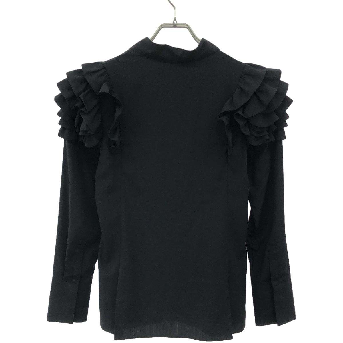 HANAEMORI×セルフォード フリルショルダーブラウス HANAEMORI×セルフォード】フリルショルダーブラウスアナイ/ヨリ