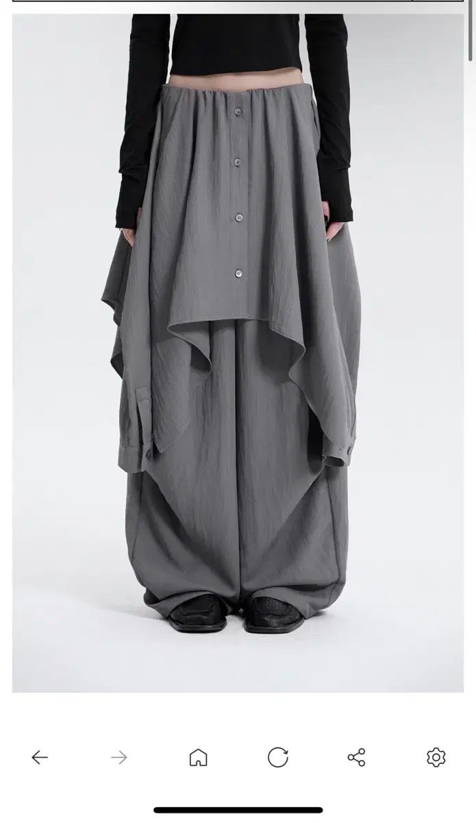 TREEMINGBIRD シャツレイヤーパンツ