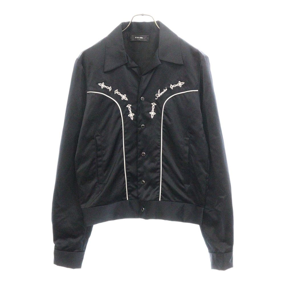 AMIRI (アミリ) JOHNNY JACKET ジョニー刺繍 ロゴ ジャケット ブラック