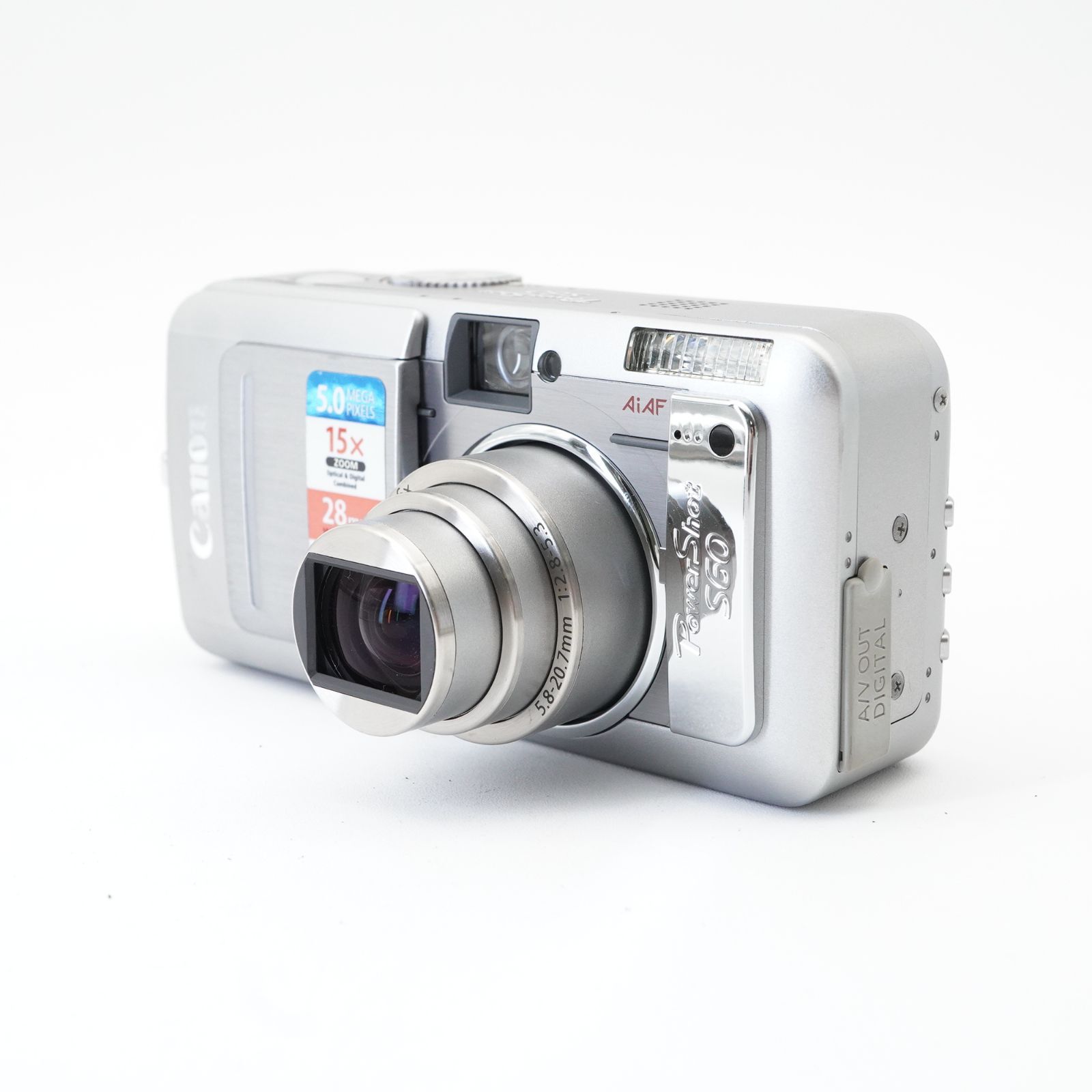 美品 即購入OK 送料無料 CANON キヤノン POWER SHOT S60 コンパクト 