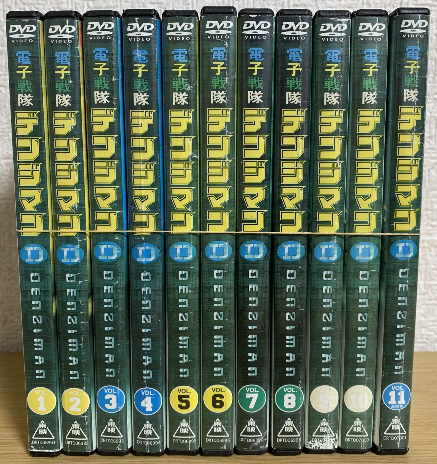 新品ケース　電子戦隊デンジマン　DVD 1-11巻　全巻セット