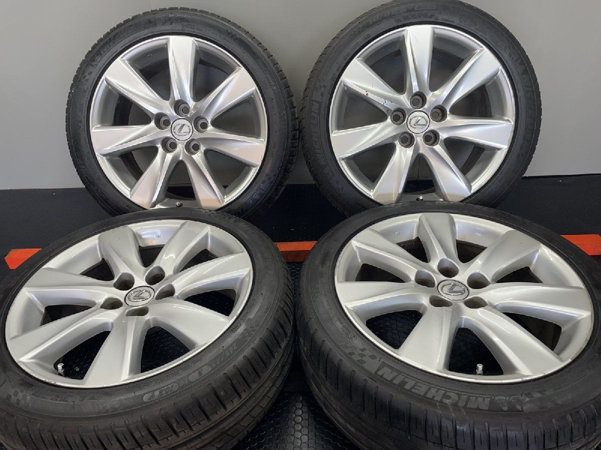 MICHELIN PILOT SPORT3 245 45R19 夏タイヤ レクサス LS460 LS600h 純正ホイール 19インチ 8.5J5HPCD120 35 20年製 バリ溝 STA019MY