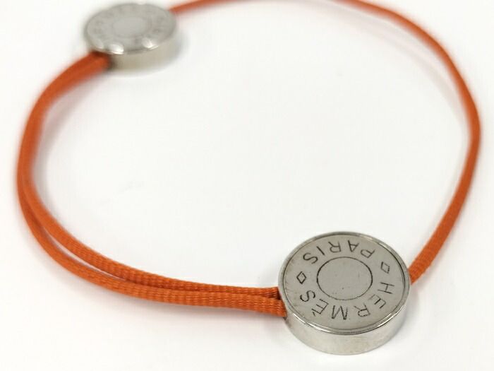 【美品】HERMES/エルメス セリエ コードブレス ブレスレット オレンジ エルメス HERMES エルメス セリエ オレンジ コードブレスレット
