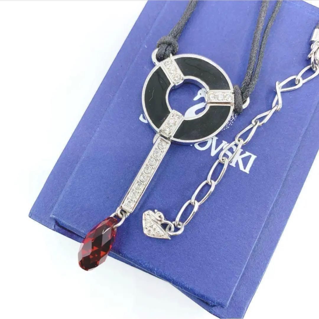 SWAROVSKI スワロフスキー ロング ネックレス クリスタル マルチカラー 