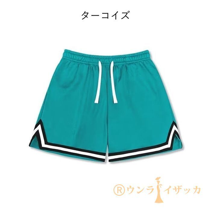 バスパン メンズ ハーフパンツ 速乾 バスケ ズボン ショート