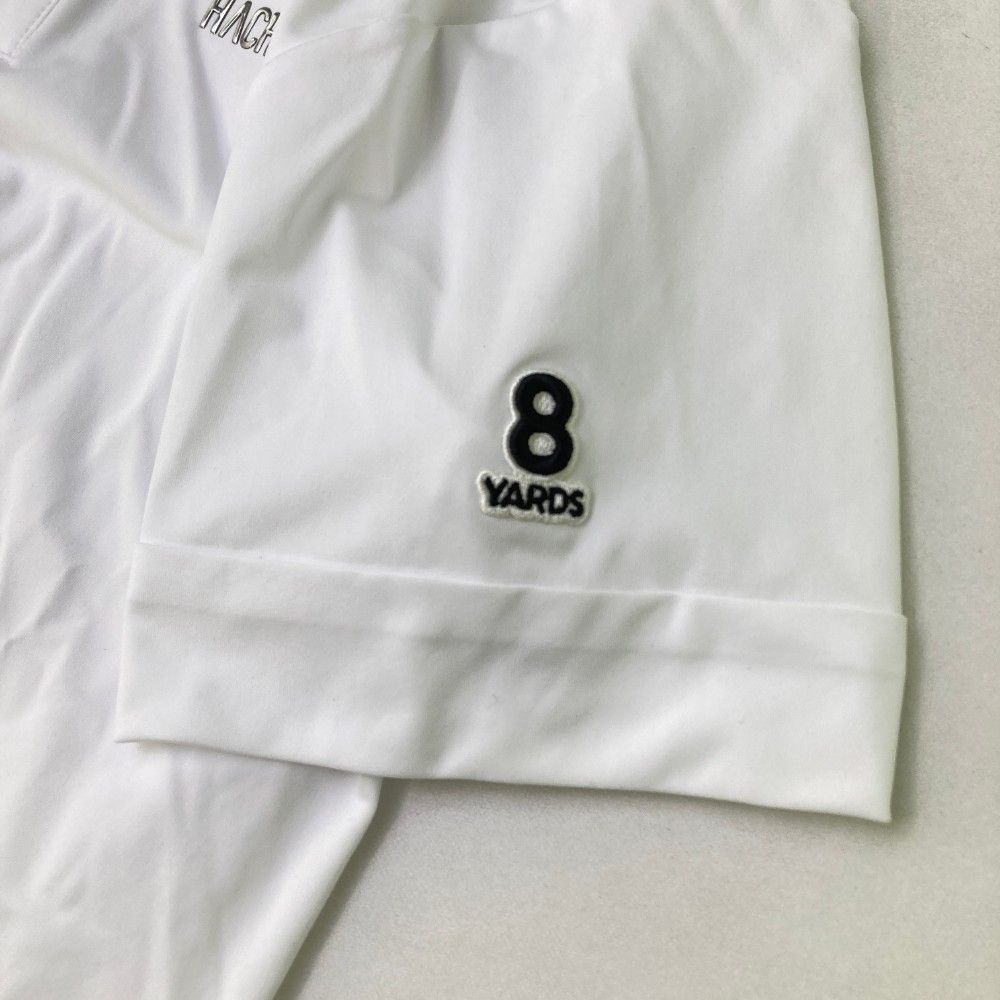 8 YARDS メンズポロシャツ ホワイト　Mサイズ サイズ：M 8YARDS ハチヤーズ 半袖ポロシャツ ホワイト系