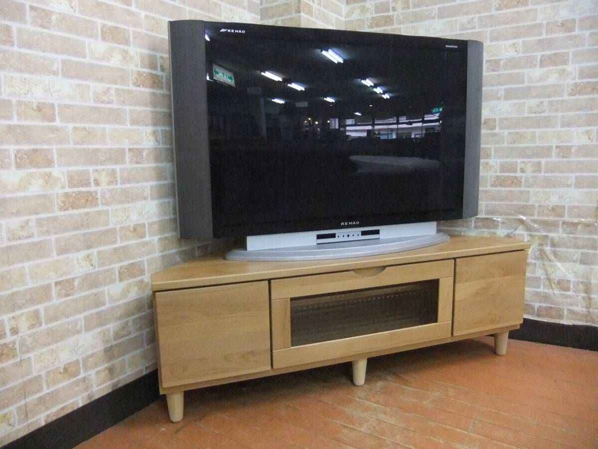 一部地域除く リビング収納 テレビAVボード コーナーテレビ台 国産品