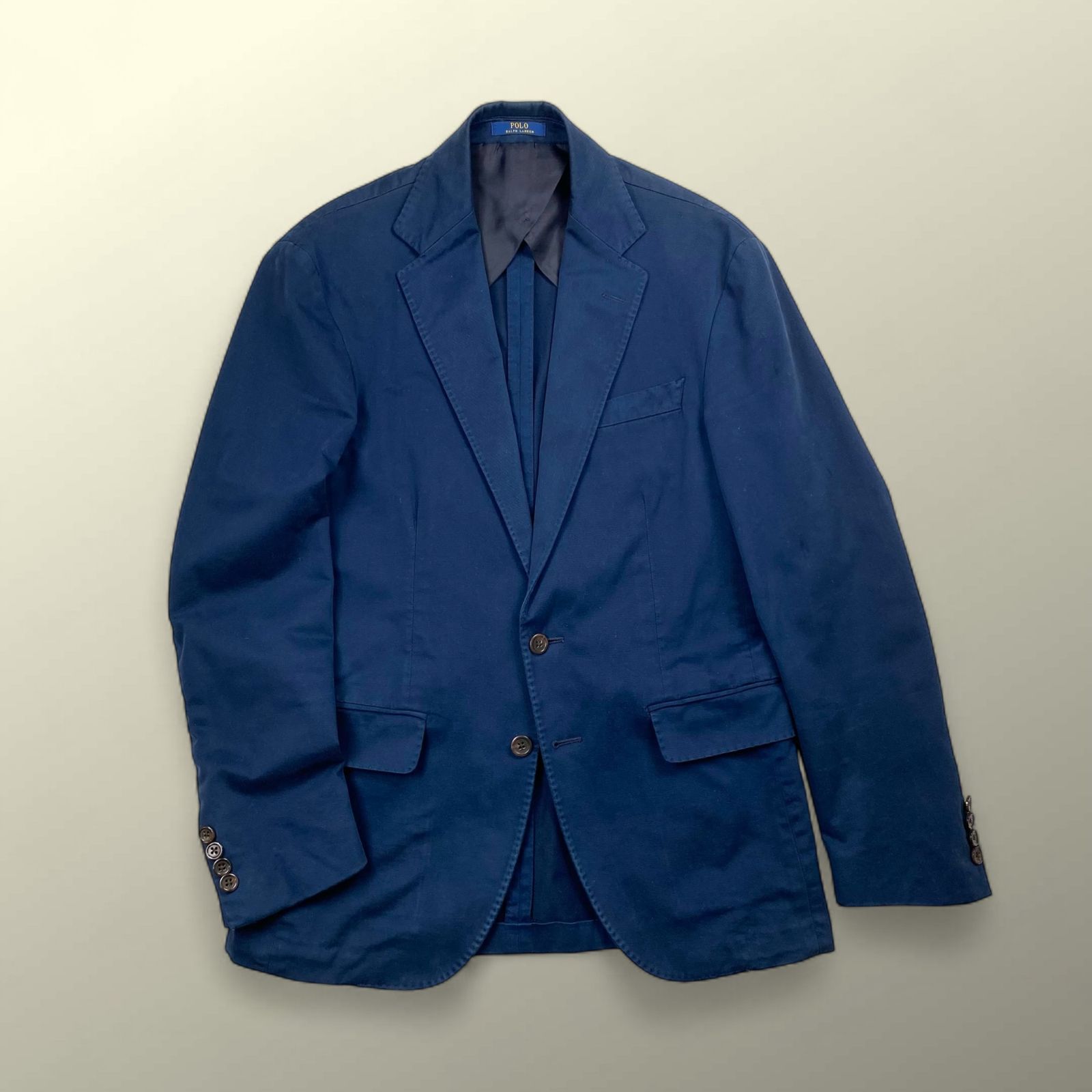 POLO RALPH LAUREN ポロ ラルフローレン | モールスキン調 テーラードジャケット ピックステッチ SIZE 36S