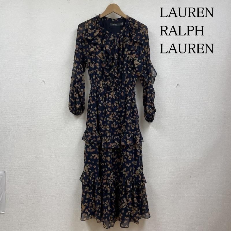 極美品 ポロ ラルフローレン ジョーゼット 花柄 ラップ