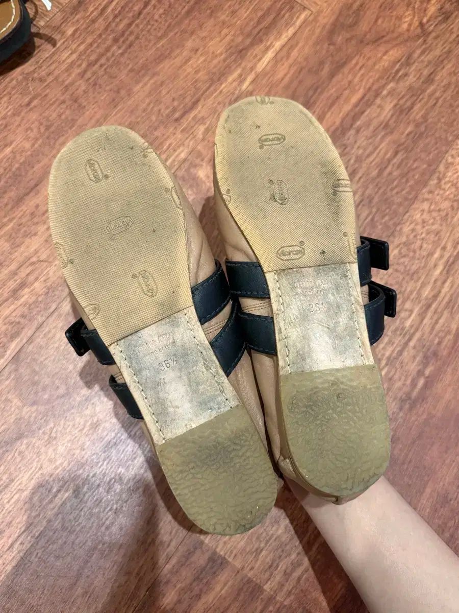 MIU MIU(ミュウミュウ) バレリーナ シューズ フラット ピンク 36