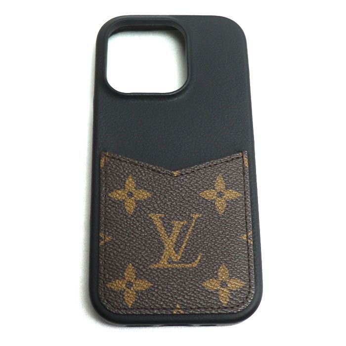 LOUIS VUITTON ルイ ヴィトン IPHONEバンパー 16 PRO iPhoneケース モノグラム ブラック ブラウン M12551 SN5204 ユニセックス