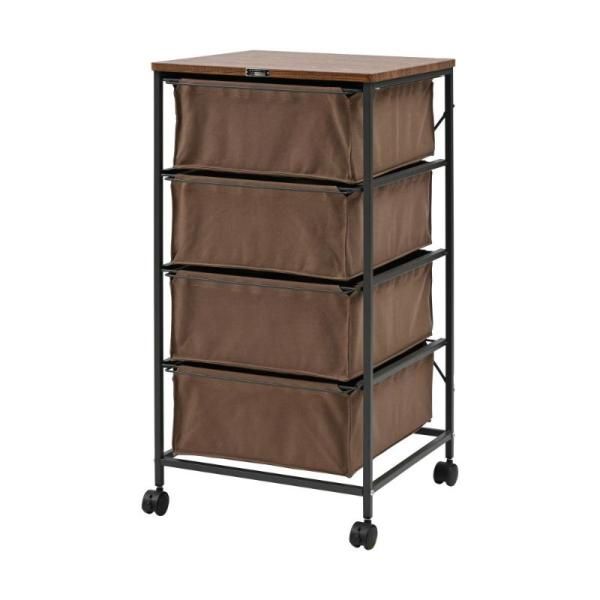 チェストタワー 4段 | 東谷 カラー:ブラウン / グレー / アイボリー