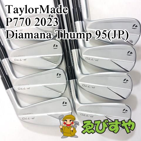 入間 アイアンセット テーラーメイド TaylorMade P770 2025 8本 3-9 P Diamana Thump 95 JP S 25.5 0506