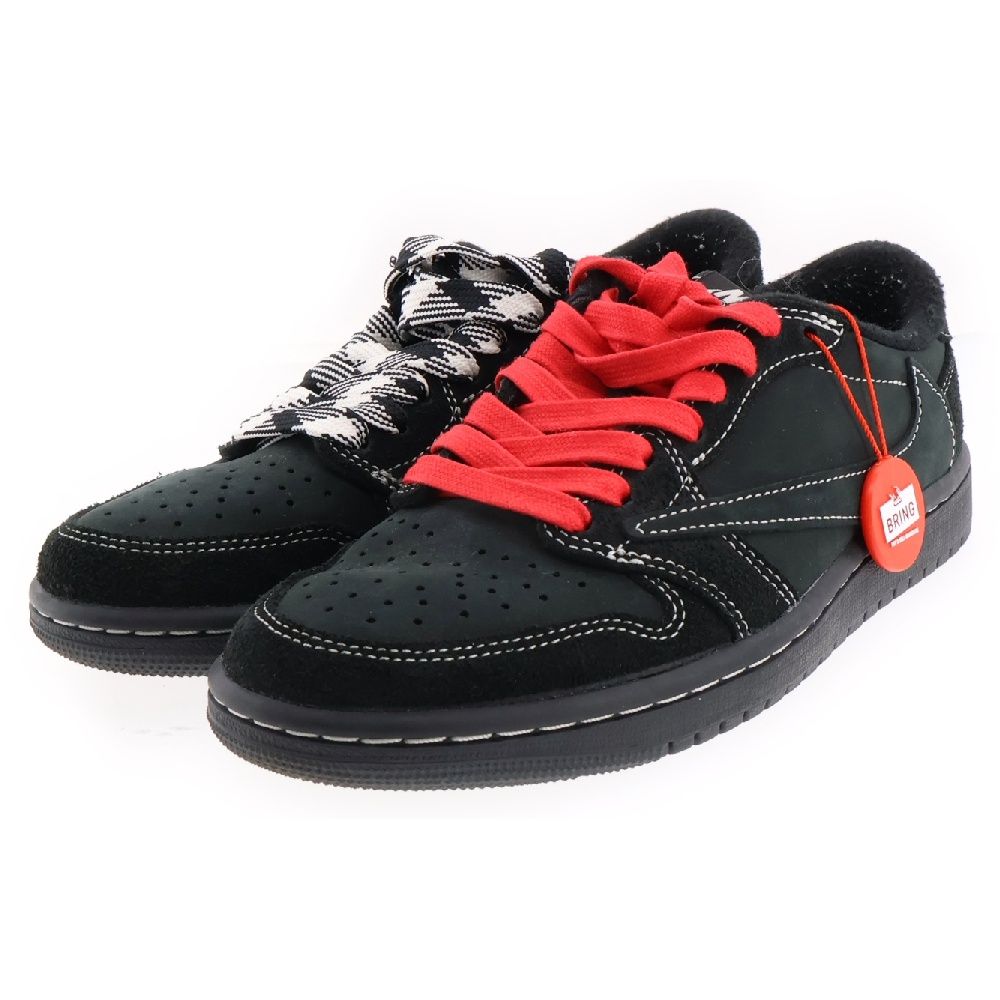 NIKE (ナイキ) ×TRAVIS SCOTT AIR JORDAN 1 LOW OG SP BLACK PHANTOM 